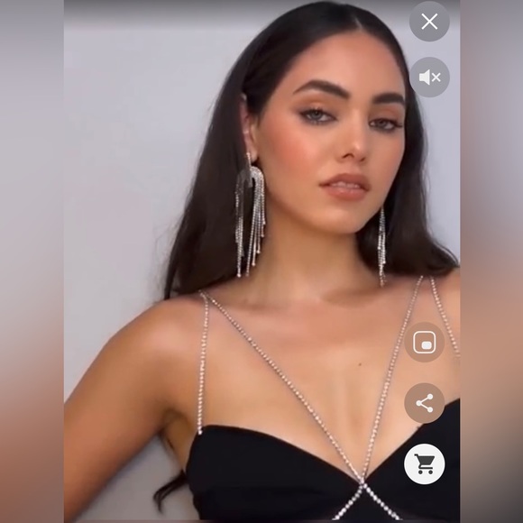 Heiress Beverly Hills Diamanté black mini dress - Picture 4 of 6